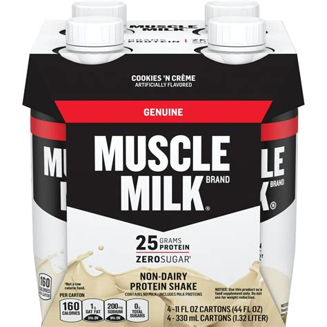 Muscle Milk Genuine Protein Shake 25g Protein Cookies N Creme 11 Fl