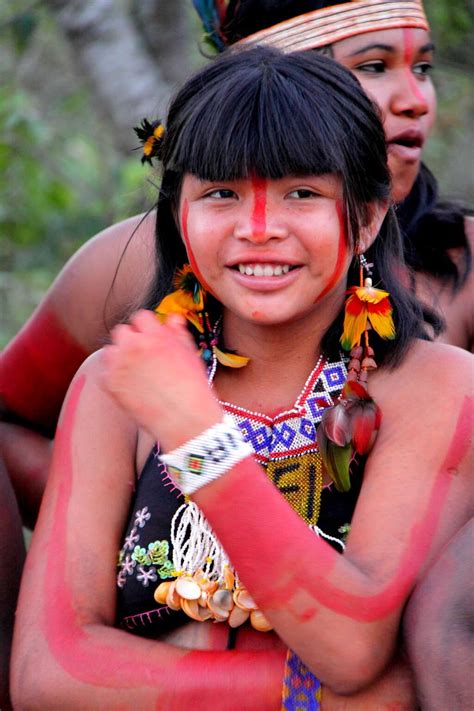 Beautiful World Beautiful People South American Girls Xingu Native Indian Indigenous