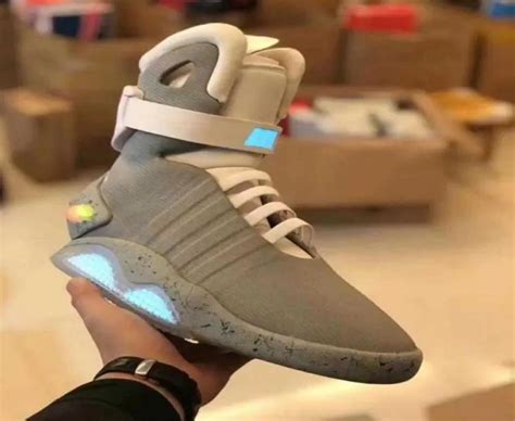 Air Mag Back To The Future Shoes Marty Mcfly Led Mens Glow In The Dark