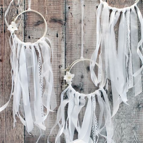 White Decorative Dream Catchers By Postbox Party Dream Catcher