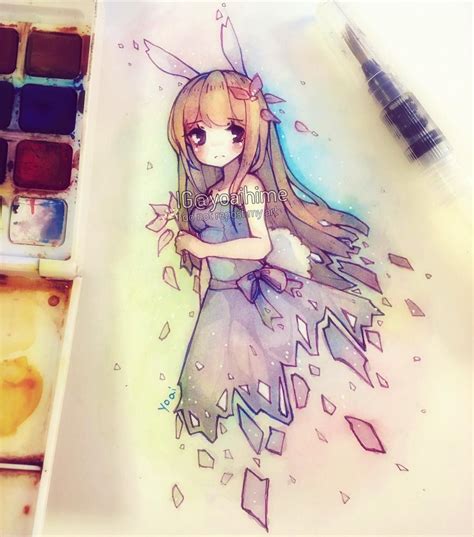 Beautiful Water Color Painting I Hope To Learn How To Do This Manga