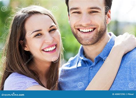 Young Couple Hugging Stock Photo Image Of Affection 40807290
