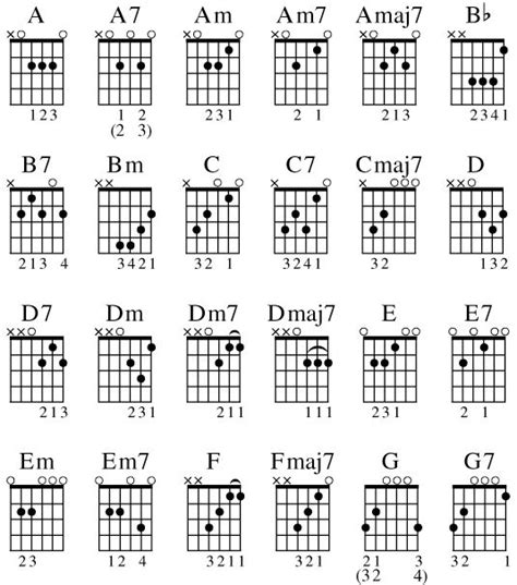 Common Guitar Chords For Different Music Styles Dummies Hot Sex Picture