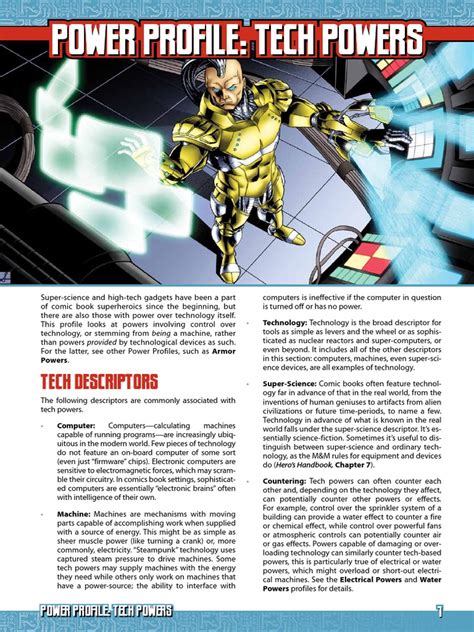 mutants and masterminds tech powers pdf machines copyright