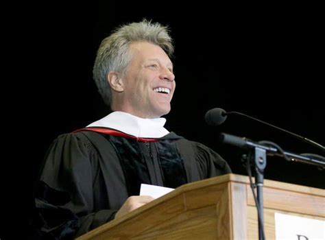 Bjci Jon Bon Jovi Doctor Of Letters Laurea Honoris Causa Con Nuova