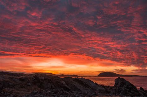 Clouds Sky Norway Shore Landscape Sunset Wallpapers Hd Desktop