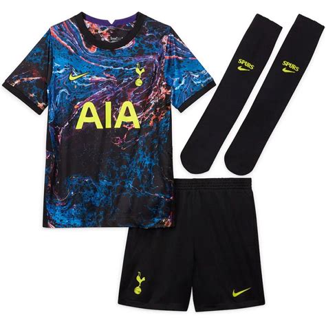Tottenham Hotspurs Kids Away Kit 202122 Genuine Nike