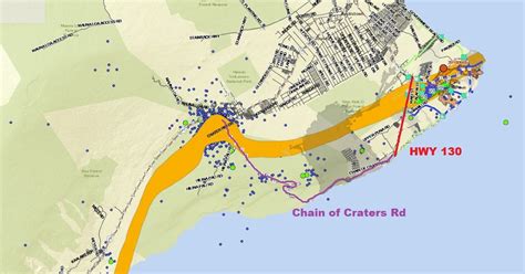 Hawaii East Rift Evacuation Zone Map