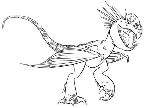 Tormenta Dragon Coloring Page How Train Your Dragon How To Train