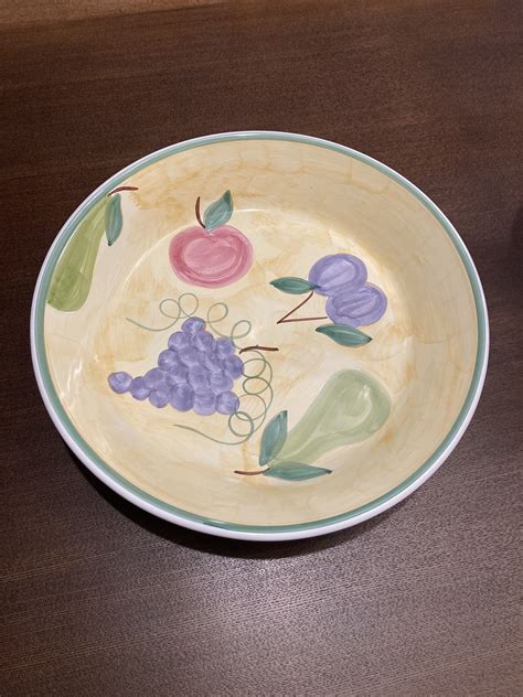 Vintage Caleca Fruitpasta Bowl Vintage Italian Ceramic Bowl Caleca