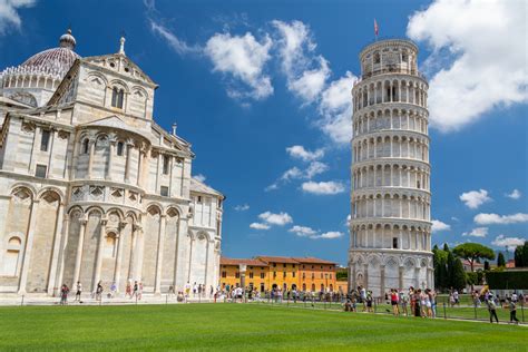 Leaning Tower And Cathedral In Pisa Free Stock Photo Public Domain