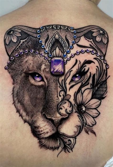 Eye Catching Lion Tattoos Dot Tattoos Animal Tattoos Body Art Tattoos