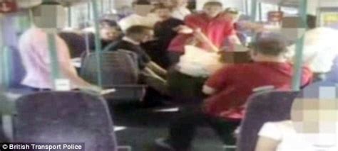 Terrifying Ordeal For Rail Passengers As Football Fans Launch Worst