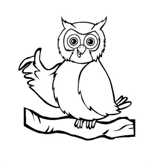 Download High Quality Owl Clipart Black And White Easy Transparent Png