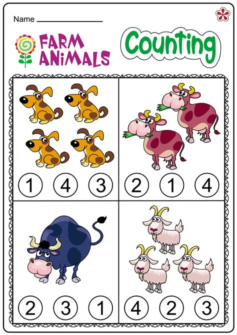 Farm-Themed Math Worksheets for Kindergartners | TeachersMag.com