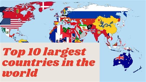 Largest Country In The World By Area 2020 Top 10 Youtube