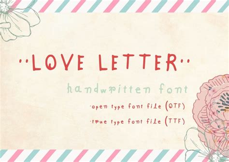 Love Letter Font Free Download Freefontdl