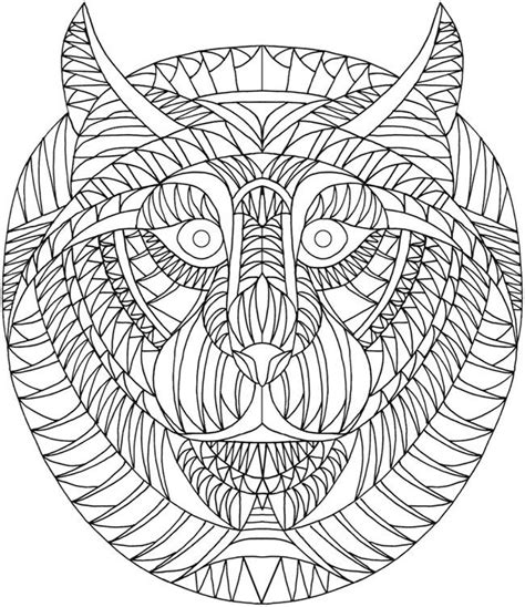 Creative Haven Insanely Intricate Angular Animals Coloring