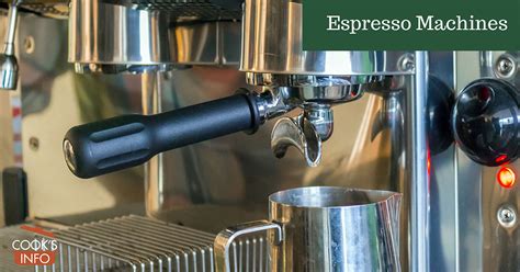 Espresso Machines Cooksinfo