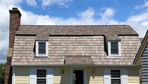 Aged Cedar Composite Roof Gives New Life To Home Davinci Roofscapes