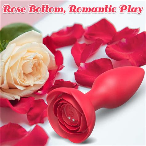 Buy Rose Vibrating Anal Plug Rose Toy Aimitoy Rosetoy