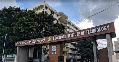 Bangalore Institute Of Technology Bangalore Karnataka