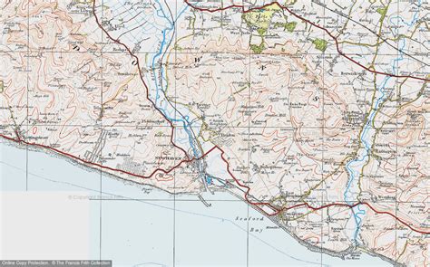 Historic Ordnance Survey Map Of Denton 1920 Francis Frith