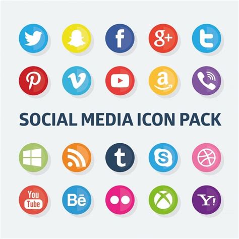 Free Vector Social Media Icons Pack