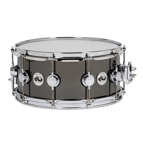 Dw Drums Collectors 14x55black Nickel Over Brass Snare Boxopen At