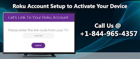 Roku Com Link 1 844 965 4357 Roku Activation Code Activate Roku