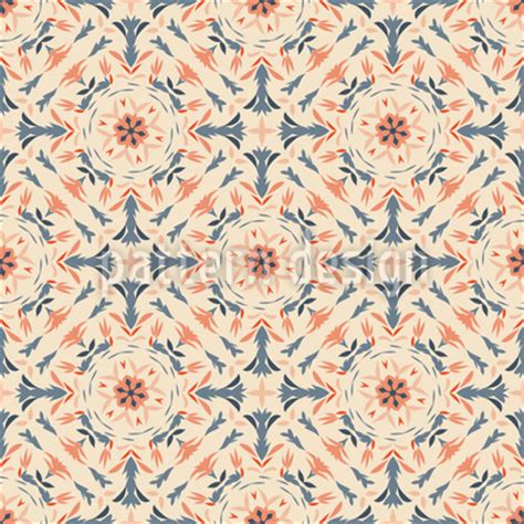 The patterning was fairly easy too. Floral Renaissance Seamless Pattern