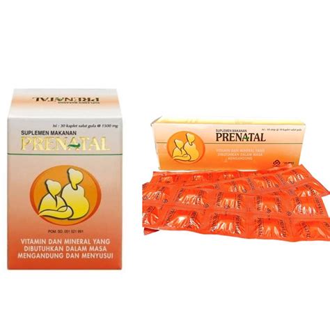 Jual Prenatal Tablet Strip 10 Tab Botol 30 Tab Shopee Indonesia