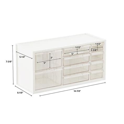Stackable Craft Organizer Drawers The Container Store