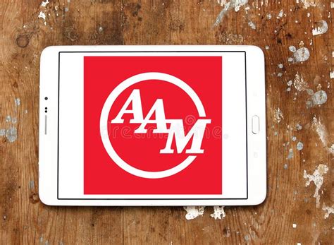 American Axle And Manufacturing Aam Company Logo Editorial Stock Image