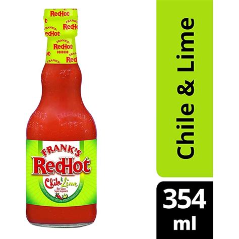 Frank S Redhot Hot Sauce Chili And Lime 354ml Shopee Philippines