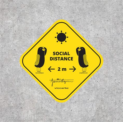 Social Distance Signage