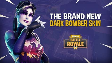 New Dark Bomber Skin Fortnite Battle Royale Gameplay Ninja Youtube