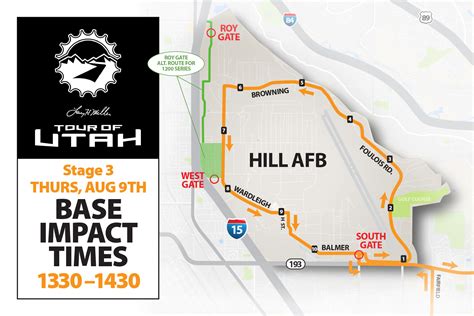 Tour Of Utah Passing Through Hill Gate Traffic Impacts Hill Air