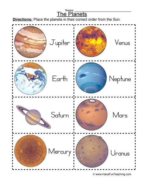 Solar System For First Grade