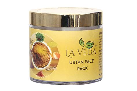La Veda Ubtan Face Pack For Skin Brightening Tan Removal And Glow