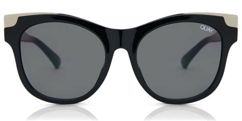 Quay Australia Qw 000480 It S My Way Gold Blkgld Smk Sunglasses In Black Smartbuyglasses Usa