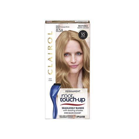 Color for the best results, you need to use quality products. Clairol Root Touch-up Permanent Hair Dye - 8.5A Medium ...