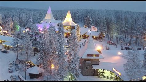 Christmas Village Lapland Finland Laponia Finlandesa Paisajes De