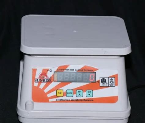 Sunrise Abs 20kg Mini Dust Proof Table Top Scale Size 170 X 220 Mm Model Namenumber Dp 20