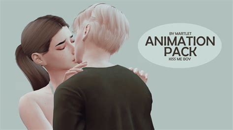 An Animated Couple Kissing Each Other With The Caption Animation Pack