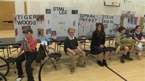 End Of Year Project Turns School Into Wax Museum