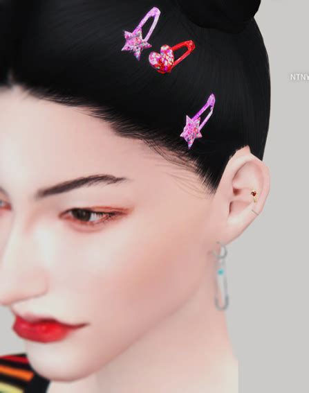 Sims 4 Hair Pins Cc