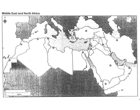 Middle East And North Africa Countries Map Quiz