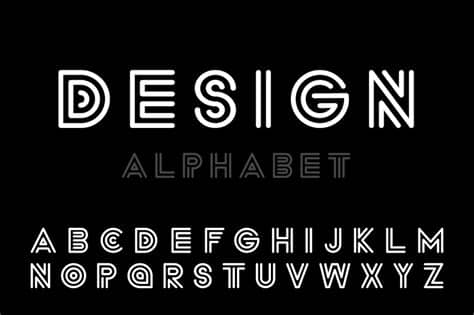 The best selection of modern fonts for windows and macintosh. Modern designer font, striped letters