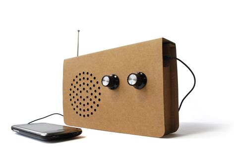 Cardboard Radiomp3 Player Pretty Cool Way To Ensure The Possibility